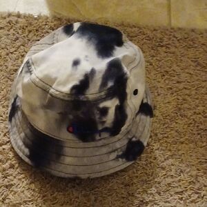 Champion Black and White Tie-Dye Hat
